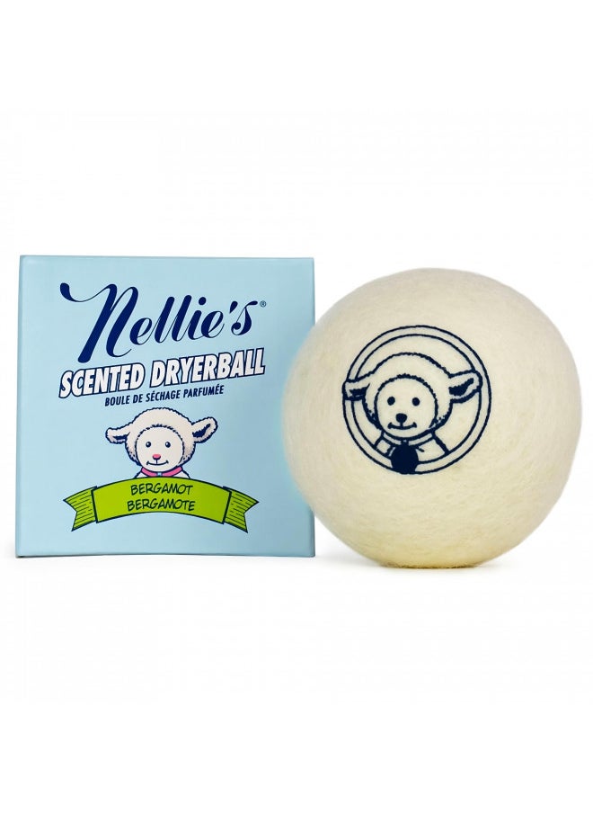 Nellie's Scented Wool Dryerball - Bergamot Scented - Made with 100% Pure New Zealand Wool and Lasts Approximately 50 Drying Loads - pzsku/ZF5A2EEB8EBF81BB1DF12Z/45/_/1728156698/9743477a-b499-435f-a575-83640eb3f595