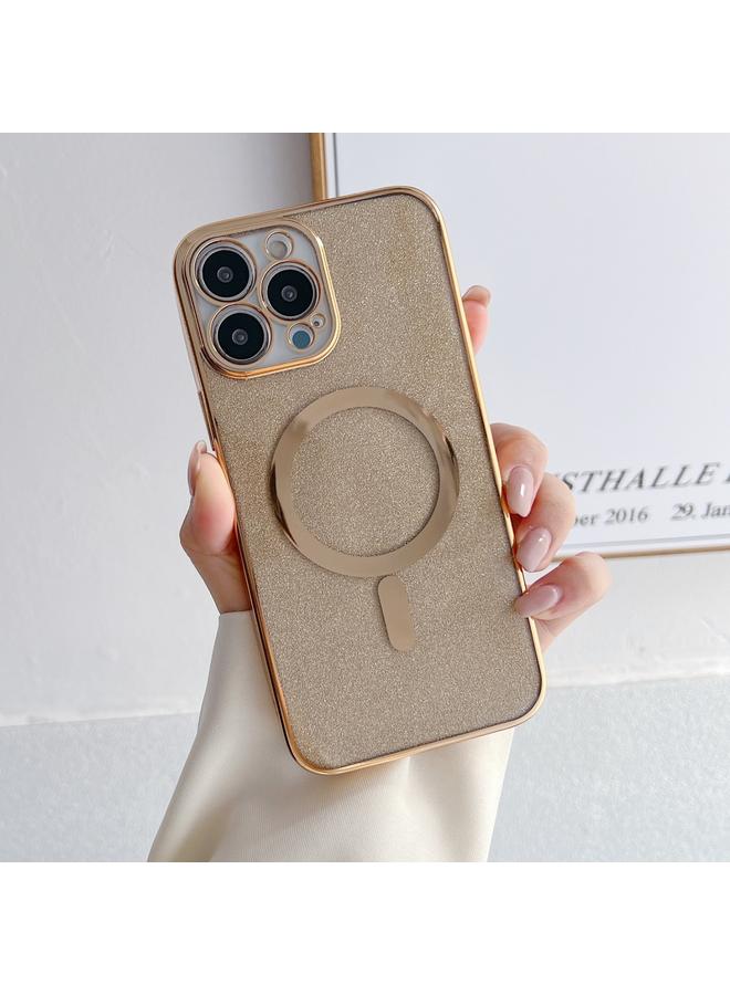 S-TOP Case For iPhone 14 Plus Plating Magsafe Glitter Phone Case - Image 1