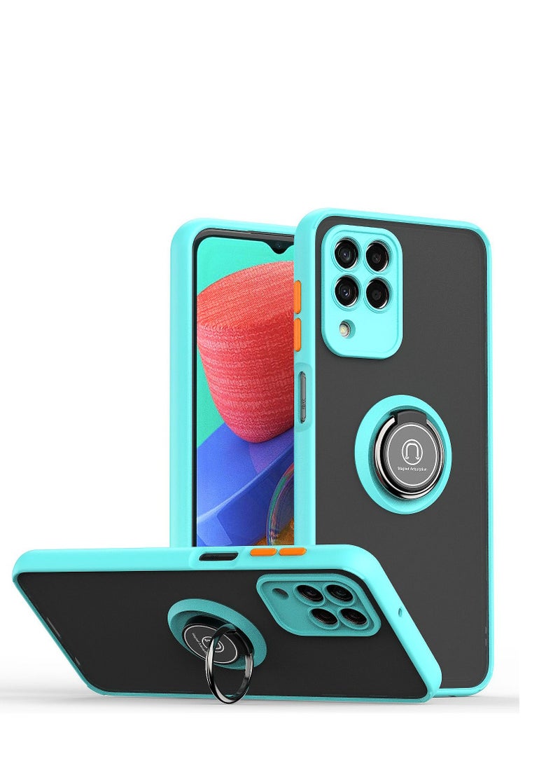 GULFLINK Back Cover Phone Protection Case For Samsung M33 Blue  - Image 1