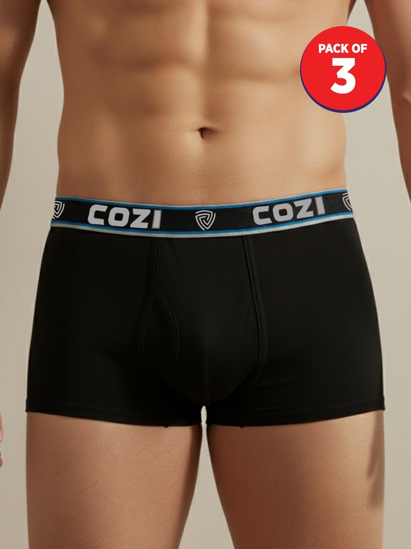 Lux Cozi Men's Cotton Boxer (Pack of 3) (COZI_BIGSHOT_SLP_DRW_95_3PC_Assorted) (Color & Prints May Vary) - Image 2