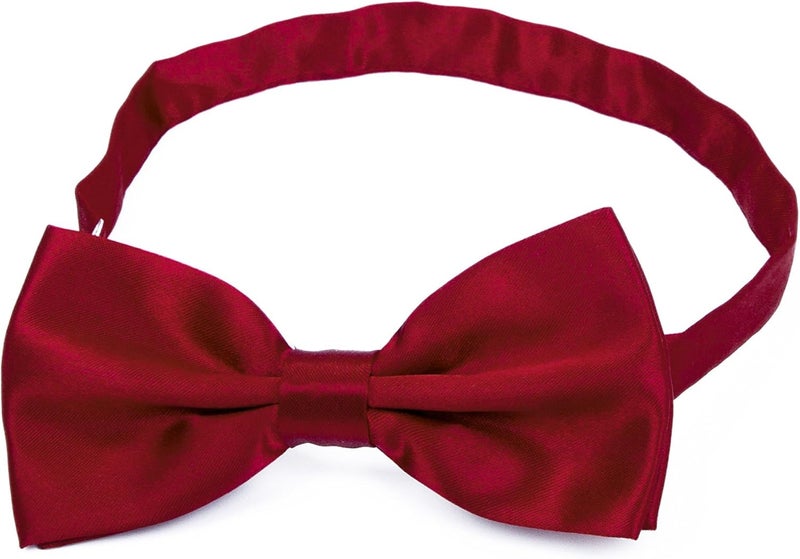 Kajeer Boys Children Formal Bow Ties - 6 Pack of Solid Color Adjustable Pre Tied Bowties - Image 3