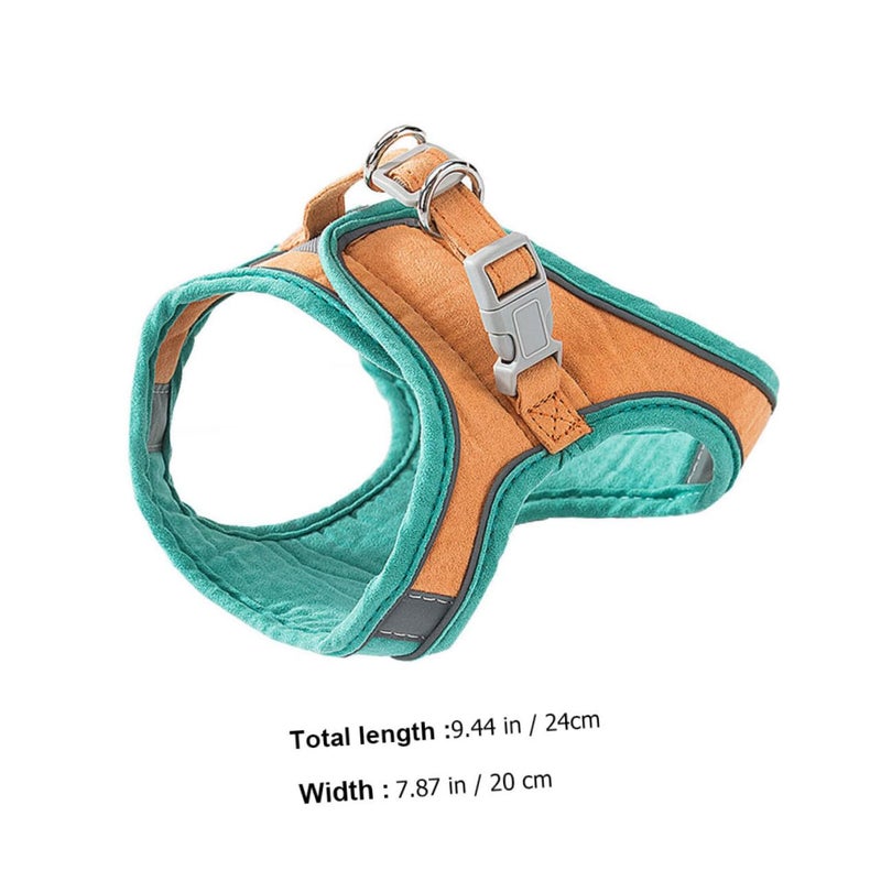 Adjustable Kitten Harness With Reflective Strap And Leash Lightweight Breathable For Outdoor Walking - Image 3