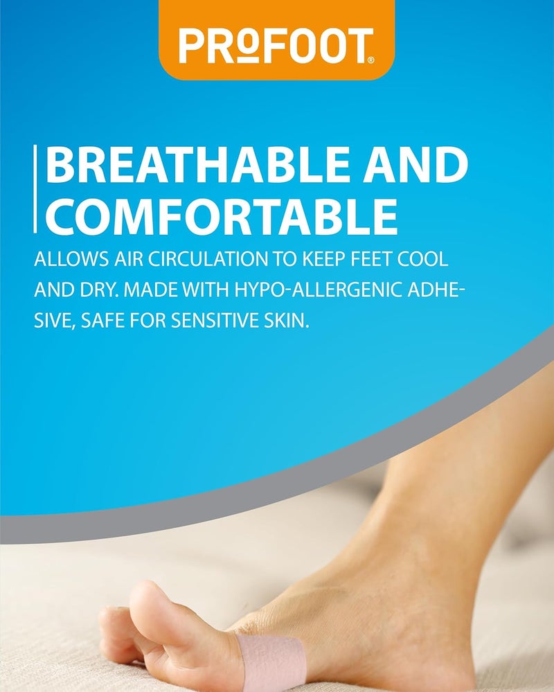 Profoot Chiropody Felt SelfAdhesive Chiropody Padding for Foot Pain Instant Relief from Pressure Gentle on Skin Ideal for Blisters Bunions Calluses Discomfort 2 Pack - Image 3