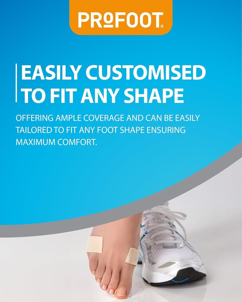 Profoot Chiropody Felt SelfAdhesive Chiropody Padding for Foot Pain Instant Relief from Pressure Gentle on Skin Ideal for Blisters Bunions Calluses Discomfort 2 Pack - Image 5