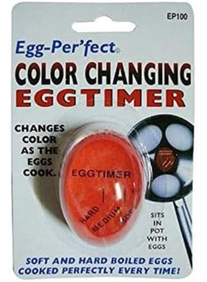 Egg Timer Kitchen Tool, Hard Medium Soft Boiled Indicator, Red Colour - Image 2