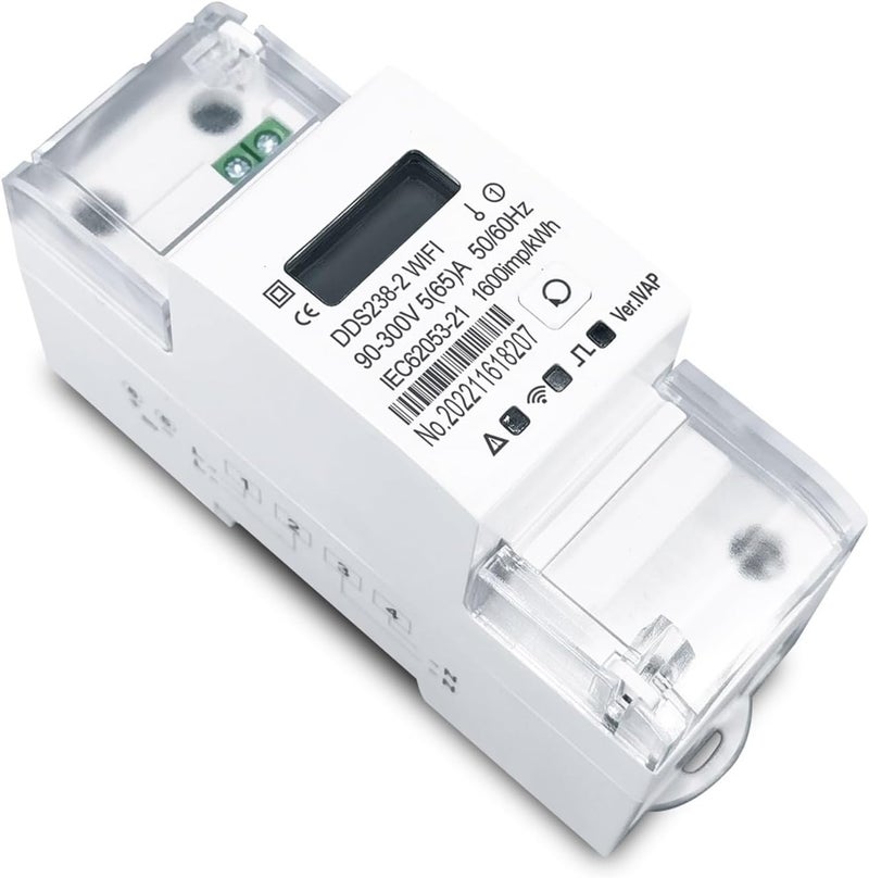 1P+N 65A Smart Bidirectional Meter Timer Power Consumption Monitor kWh Meter Wattmeter - Image 2