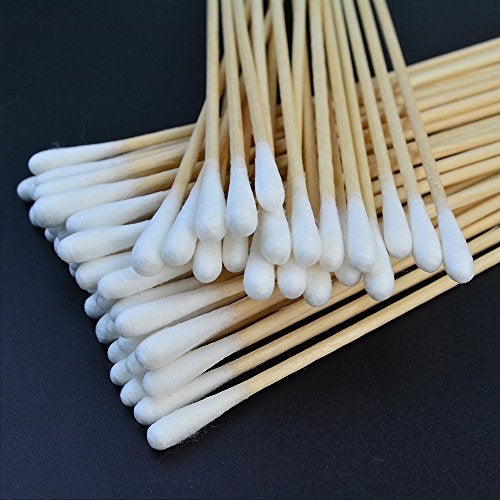 Bantoye 500 Pcs Swabs Cotton Sticks, Bantoye 6 Inches Cleaning Sterile Sticks with Wooden Handle for Wound Makeup Clean, Removal Residue - Image 4
