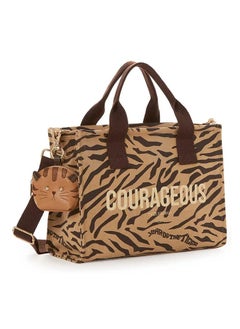 TWELVElittle TWELVElittle Courageous Tote - Tiger Print  - Image 3
