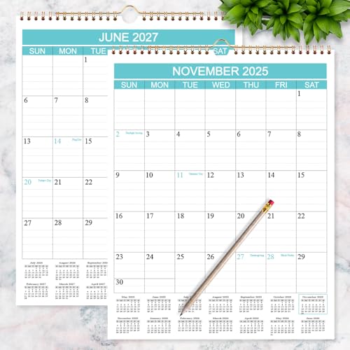 Nokingo Calendar 2025-2027 - Wall Calendar Runs from Nov 2025 to Jun 2027-20 Monthly Calendar with Thick Paper for Planning and Organizing for Home or Office, Calender Planner, 8.5 x 11 In 2025 27 Calendars - Image 5