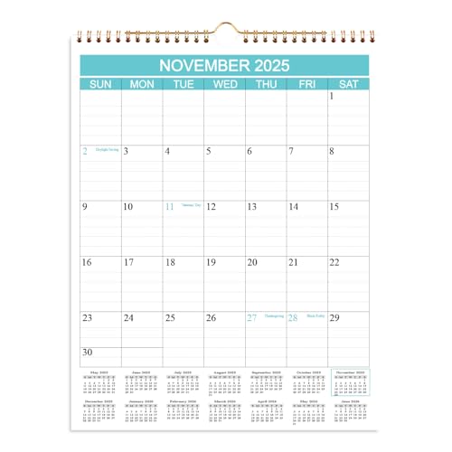 Nokingo Calendar 2025-2027 - Wall Calendar Runs from Nov 2025 to Jun 2027-20 Monthly Calendar with Thick Paper for Planning and Organizing for Home or Office, Calender Planner, 8.5 x 11 In 2025 27 Calendars - Image 1