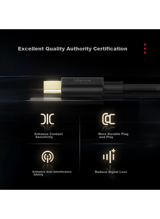 Meilan Meizu Lifeme Hifi3pro Portable Dac Headphone Amplifier With Independent Dac Audio Decoder Hi-res Certified Sound Quality 3.5mm To Type-c Headphone Adapter Cable - Image 5