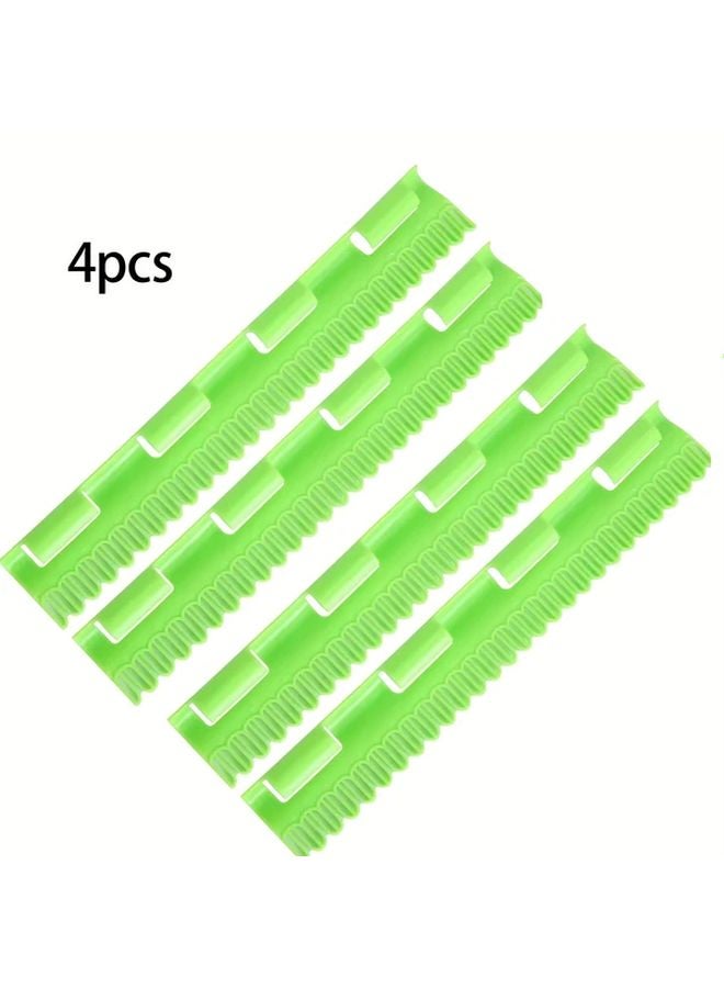 4Pcs Green Heavy Duty Windproof Sock Clips Sturdy Laundry Hooks For Home Travel - Image 1