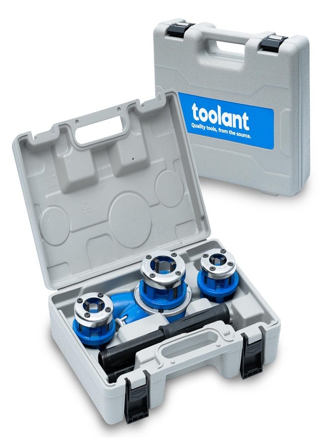 toolant Manual Pipe Threading Tool Kit, 1/2"- 1" (3pcs) - Image 1