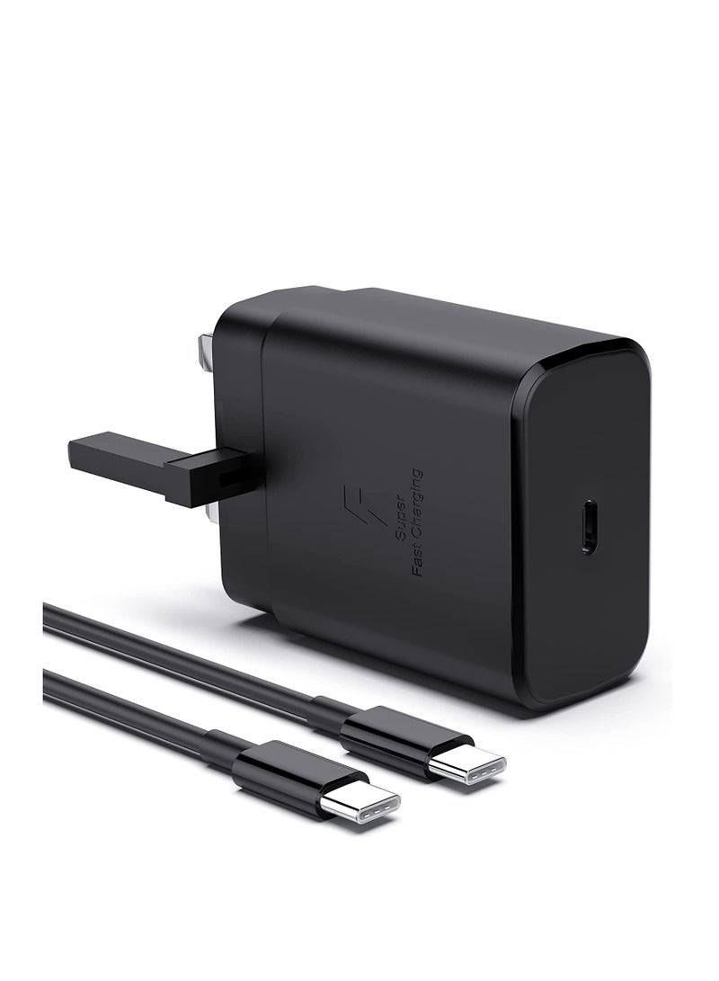 general 45W USB C Super Fast Charger Plug for Samsung Galaxy S24 S23 S22 Ultra S22 Plus S22 S21 Ultra S21 Plus S21 S21FE S20FE PD Adapter Charger For Galaxy Tab S10 S10+ S7 S7+ S8+ S8 Ultra With Charger Cable - Image 2