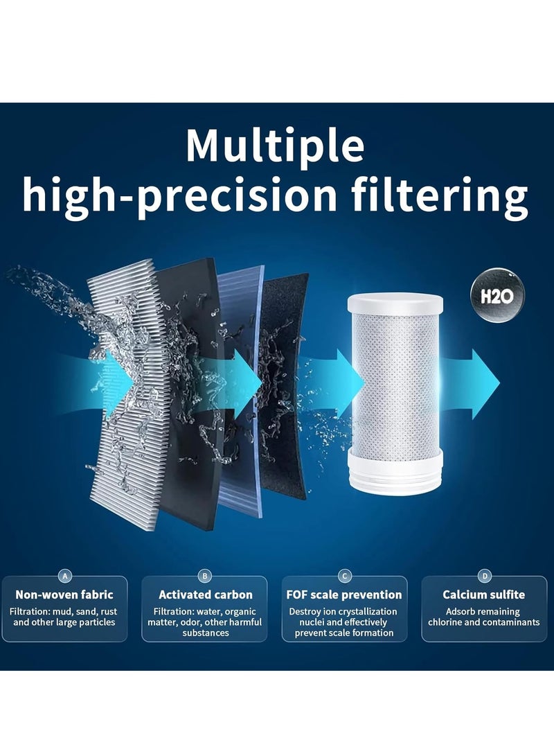 general Faucet Mount Water Filter, LED Display Tap Water Purifier Reduces Lead Chlorine Heavy Metals, Water Filter for Sink Faucet Fits Standard Faucets,Includes 1 Filter - Image 5