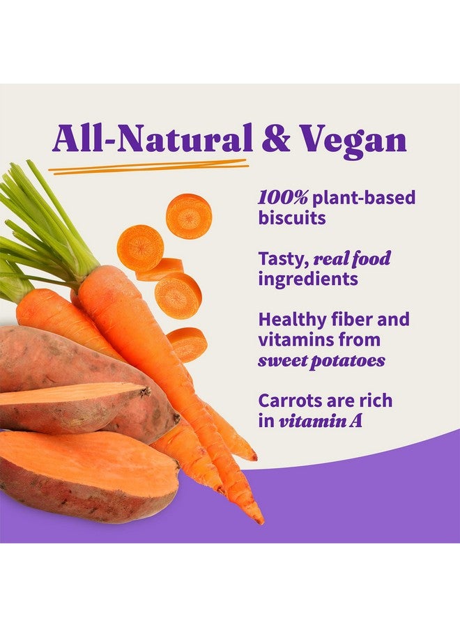 Halo Plant-Based Dog Treats with Sweet Potato & Carrots, Vegan Dog Treat Pouch, 8oz bag - Image 2