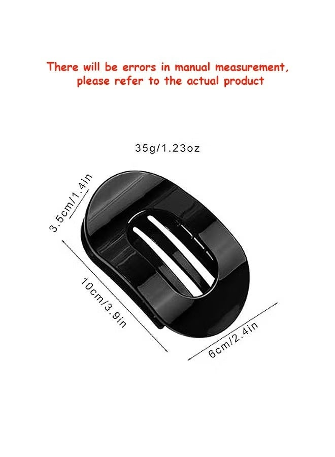 New Large Small Size PC Hair Clips, 4 Pcs Set Flat Hair Clips for Women Non-slip Hair Accessories Vintage Duck Claw Hairpins Girl Barrettes - Image 2