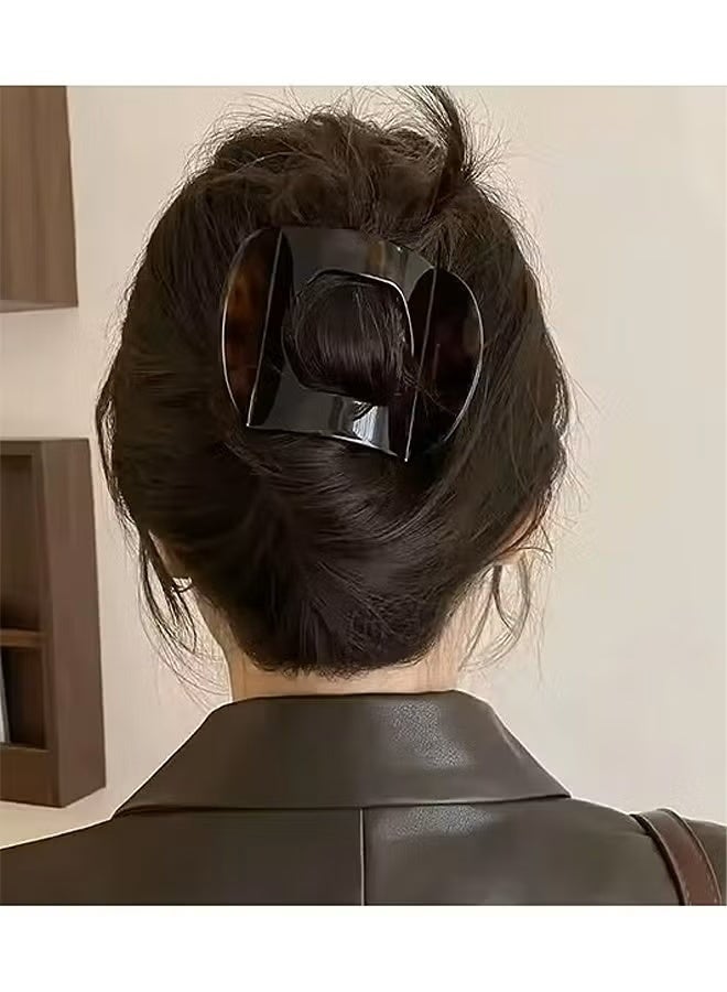 New Large Small Size PC Hair Clips, 4 Pcs Set Flat Hair Clips for Women Non-slip Hair Accessories Vintage Duck Claw Hairpins Girl Barrettes - Image 5