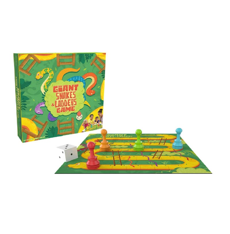 Pressman Giant Snakes & Ladders Game - Classic Gameplay Supersized, 60 months to 1188 months - Image 2