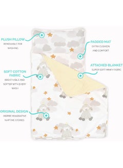JumpOff Jo JumpOff Jo - Toddler Nap Mat for Preschool, Daycare, and Kindergarten - Sleeping Bag for Kids with Removable Pillow and Ultra Soft Blanket  - Image 2