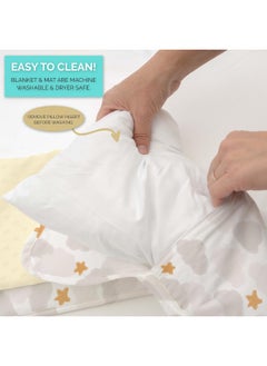 JumpOff Jo JumpOff Jo - Toddler Nap Mat for Preschool, Daycare, and Kindergarten - Sleeping Bag for Kids with Removable Pillow and Ultra Soft Blanket  - Image 4