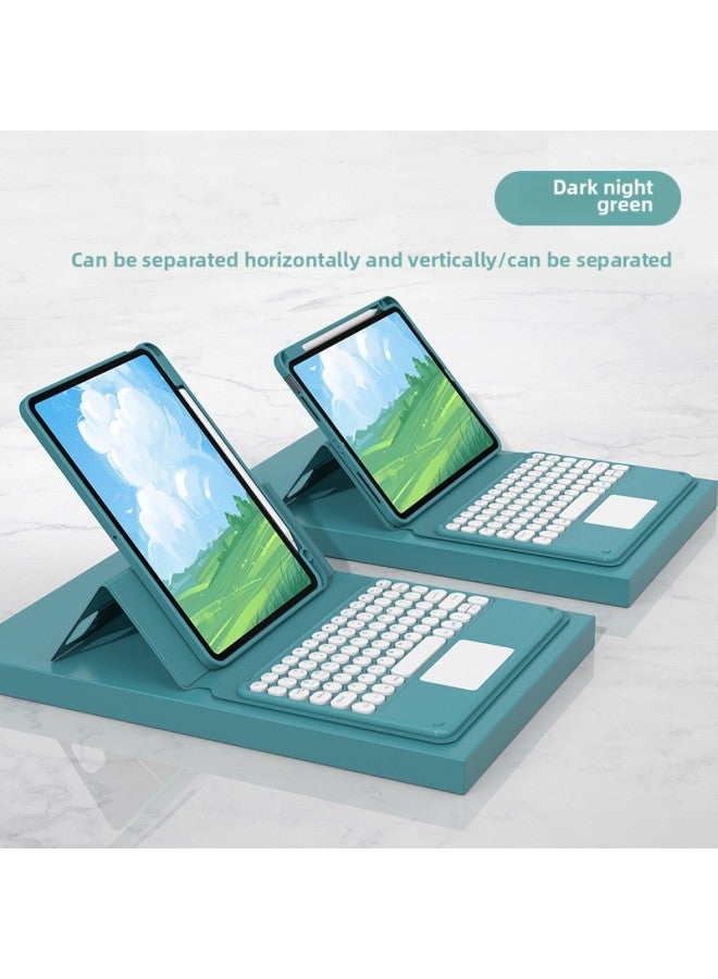 For Ipad 10.9 Inch Magnetic Touch Keyboard 10.2 Split Protective Cover Pro11 Inch Rotating With Pen Slot-Color:[Sky Cloud Blue + Touch Keyboard] Magnetic Split Horizontal And Vertical Rotation-Product Type:ipad Air4/air5/pro11 Inch Universal  - Image 3