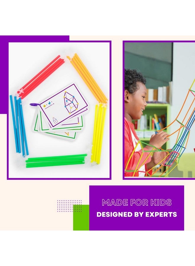 Roylco STEAM Tubes and Connectors - Construction Building Tubes with Connector Blocks - Fine Tune - Image 4