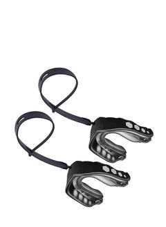 SYOSI 2Pcs Football Mouth Guard with Strap, Soft Youth Mouth Guard Football Mouthpiece, Professional Mouth Guard Sports for Boxing, MMA, Lacrosse Goggles, Rugby & Basketball  - Image 1