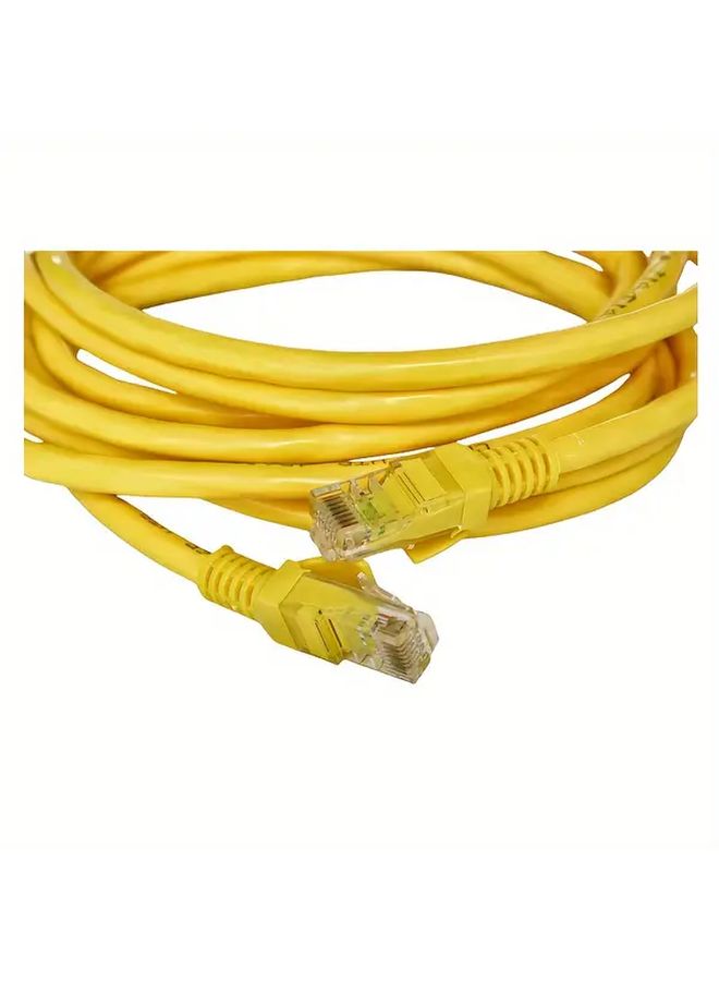 Gigabit Ethernet Cable Yellow 590 55 Inch High Speed LAN Cord Flexible Durable - Image 4