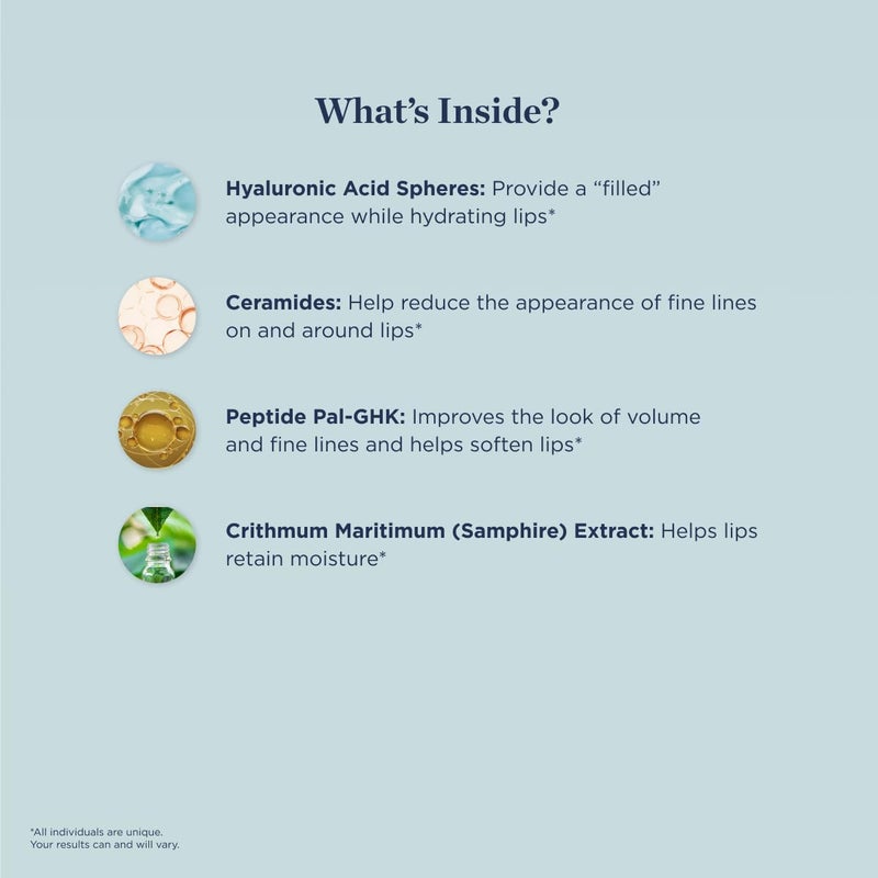 Beverly Hills MD Anti Aging Lip Enhancer- Plumping Formula for Fuller, Hydrated Lips - Visibly Volumize, Smooth Lips w/Collagen Supporting Agents- Hyaluronic Acid, Ceramides, Peptides- No Sting/Burn - Image 2