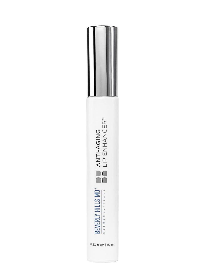 Beverly Hills MD Anti Aging Lip Enhancer- Plumping Formula for Fuller, Hydrated Lips - Visibly Volumize, Smooth Lips w/Collagen Supporting Agents- Hyaluronic Acid, Ceramides, Peptides- No Sting/Burn  - Image 1