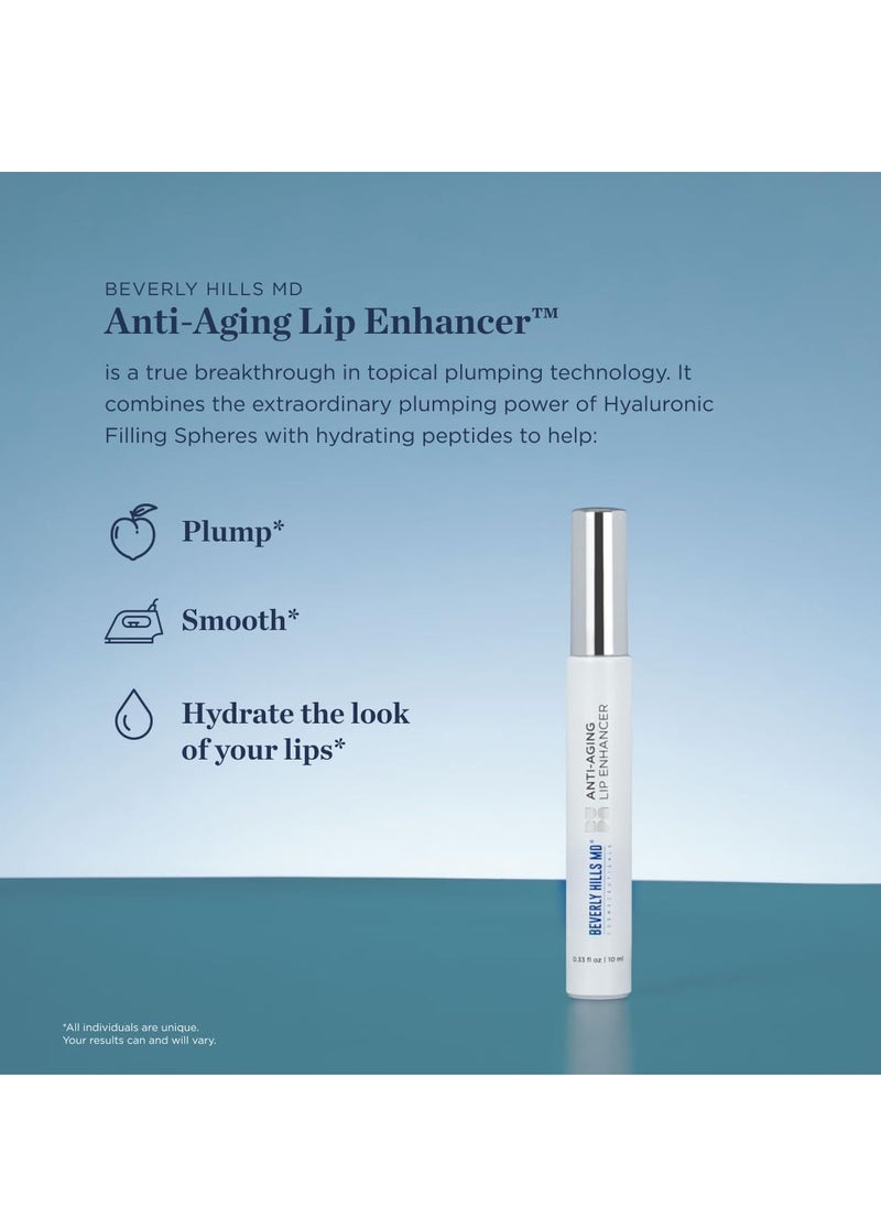 Beverly Hills MD Anti Aging Lip Enhancer- Plumping Formula for Fuller, Hydrated Lips - Visibly Volumize, Smooth Lips w/Collagen Supporting Agents- Hyaluronic Acid, Ceramides, Peptides- No Sting/Burn  - Image 5