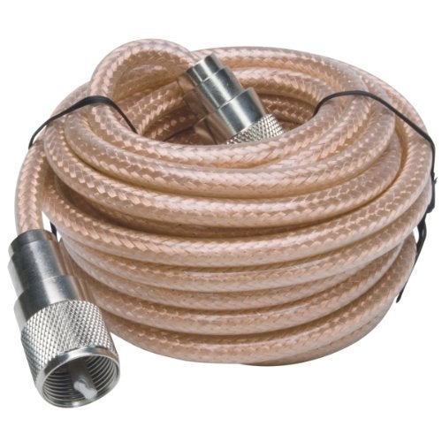 RoadPro رود برو RP-8X12CL هوائي CB شفاف بطول 12' مع كابل ميني-8 التوصيل - Image 1