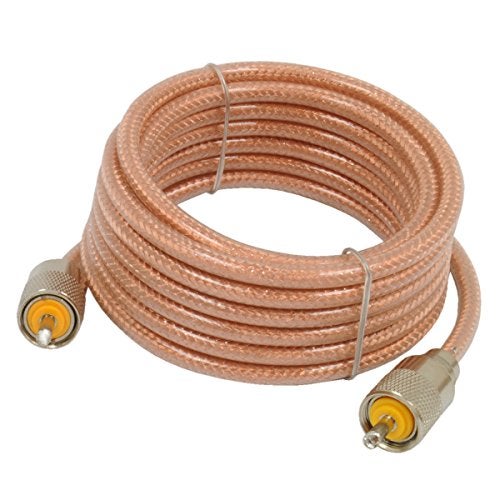 RoadPro رود برو RP-8X12CL هوائي CB شفاف بطول 12' مع كابل ميني-8 التوصيل - Image 2