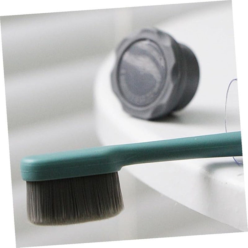 10pcs Adult Toothbrushes Soft Nylon Bristles Ergonomic Handle Portable Single Tube Pack Travel Use Random Color - Image 3