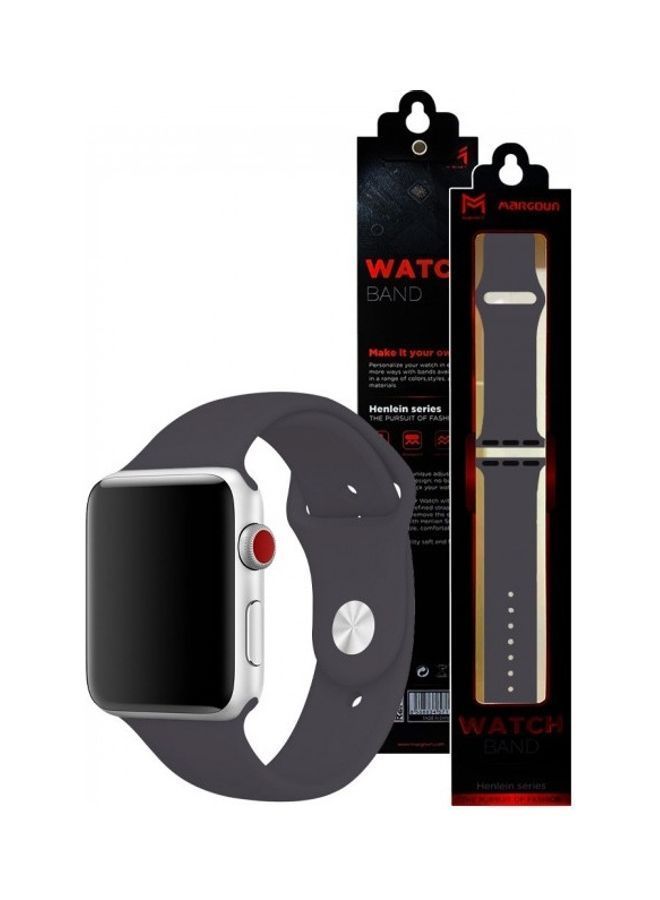 نيبمينينت سوار بديل من السيليكون لساعات أبل مقاس 42/44 مم كاكاو - Image 4