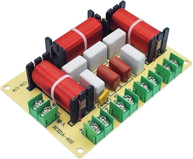 200W 4 Way Professional Audio Crossover Dual Midrange Treble Frequency Divider - Image 1