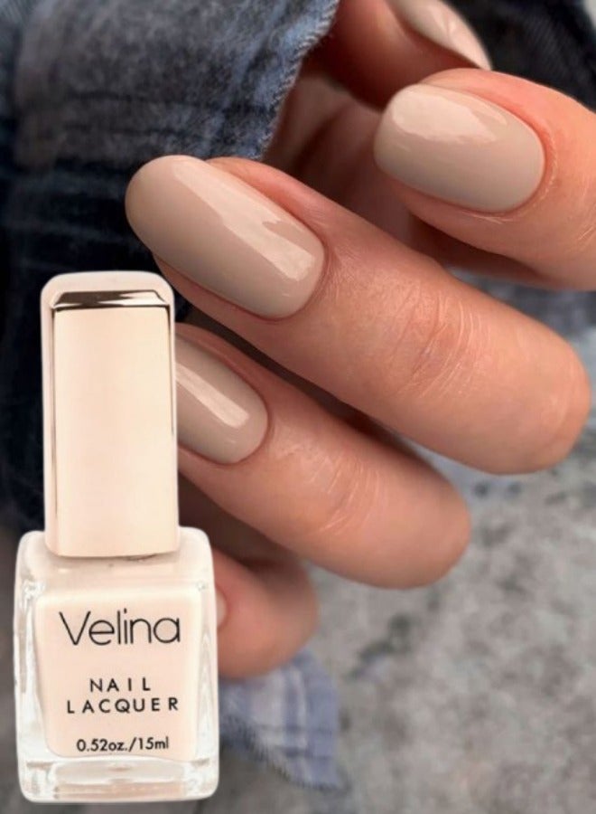 Velina Matte Nail Polish 15 Yellow 15ml