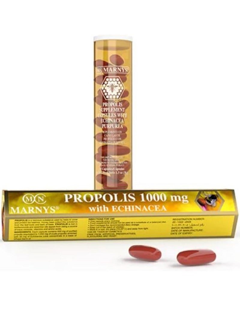 Marnys, Propolis 1000 Mg Echinacea - 30 Capsules - Image 1