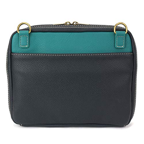 CHALA Companion Organizer Crossbody with Adjustable Strap and Built-In Wallet - Two Turtles - navy - Image 4