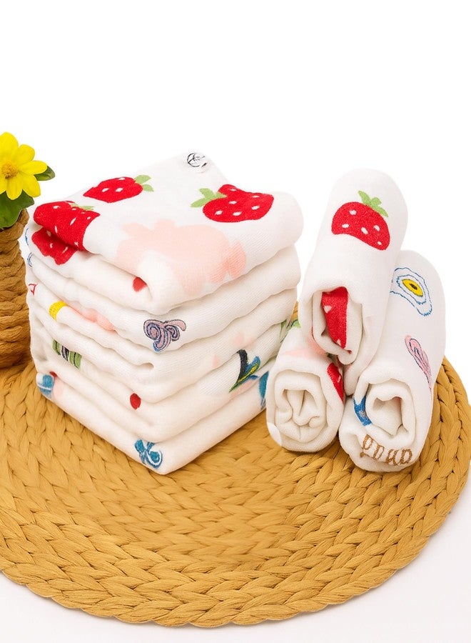 Koochie-Koo Soft Muslin Cloth for New Born Baby 500 GSM 25x25 cm, Pack of 5 Gentle Baby Towels Newborn Premium Bath Towels for Delicate Skin Gift for New Parents Fabric - Image 1