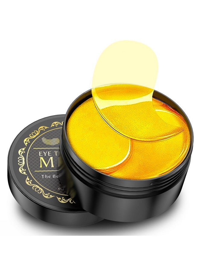 NAZANO Under Eye Patches 30 Pairs 24K Gold Eye Mask Puffy Eyes & Dark Circles Treatmentsreduce Under Eye Bags And Smooth Wrinkleseye Skin Care Pads With Collagen - Image 1