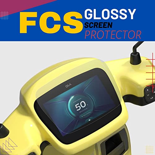 FCS TPU Speedometer Screen Protector Guard For Ola S1 Pro, S1 Air | 9H Anti Shock Edge To Edge Screen Guard (Glossy) - Image 5