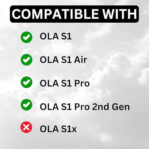 FCS TPU Speedometer Screen Protector Guard For Ola S1 Pro, S1 Air | 9H Anti Shock Edge To Edge Screen Guard (Glossy) - Image 2