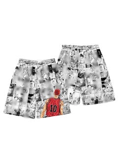 KUYING New Slam Dunk Master Printed Loose Five Point Casual Pants  - Image 1