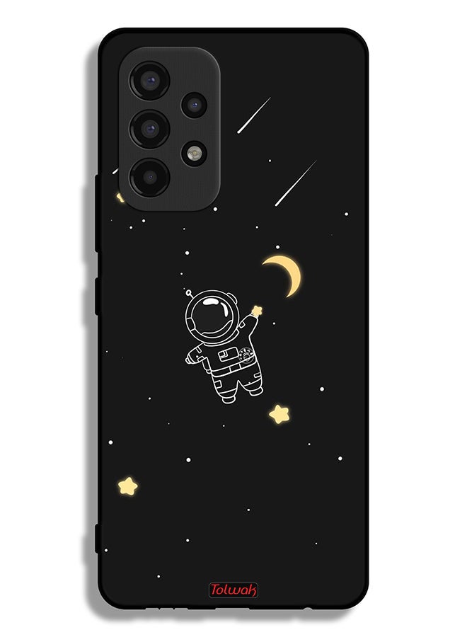 Tolwak Samsung Galaxy A53 5G Protective Case Cover Astronaut Art Clip - Image 1