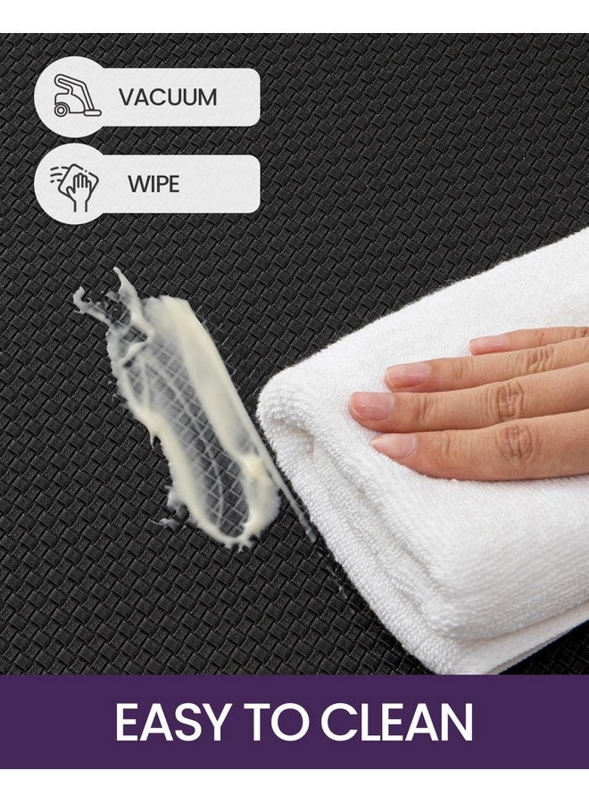 DEXI Kitchen Floor Mats Cushioned Anti Fatigue, 23x86, Large Long Standing Runner Rug Waterproof, Comfort Memory Foam Padded for Front Sink Laundry, Black - Image 4