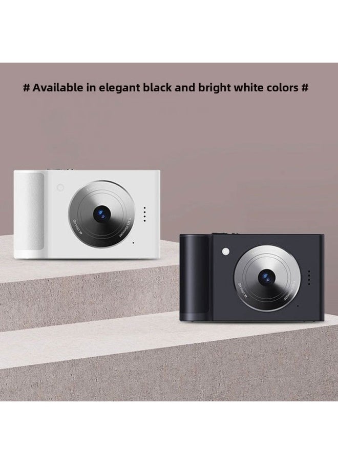 Generic High-definition Digital Card Camera Student Retro Campus Home Auto-focus Camera Video Camera-Body Color:128G  - Image 1