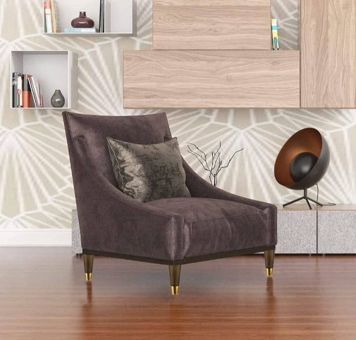 Generic AAKASH Decor Wooden Sofa Leg Ebony on Mapple Finish 6 Inches Cone Shape Set of 4 with Metal Plate Straight Leg  - Image 5