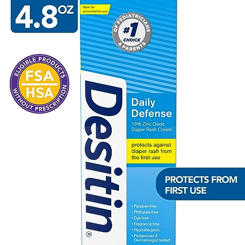 Desitin Rapid Relief Zinc Oxide Diaper Rash Cream, 4.8 oz - Image 2